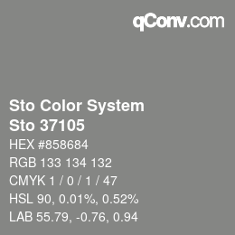 Farbcode: Sto Color System - Sto 37105 | qconv.com