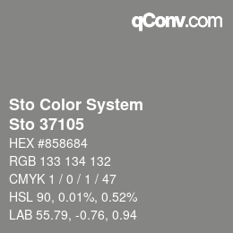 Color code: Sto Color System - Sto 37105 | qconv.com