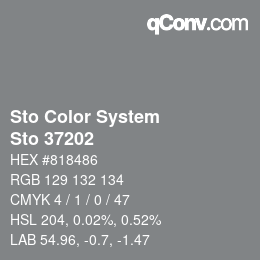 カラーコード: Sto Color System - Sto 37202 | qconv.com