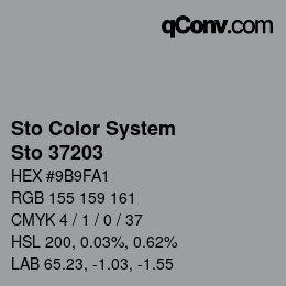 Farbcode: Sto Color System - Sto 37203 | qconv.com