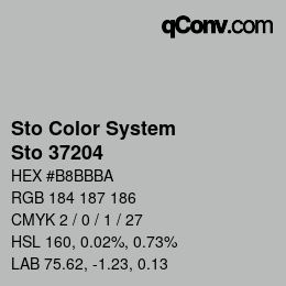 Farbcode: Sto Color System - Sto 37204 | qconv.com