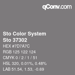 Color code: Sto Color System - Sto 37302 | qconv.com