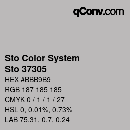 Farbcode: Sto Color System - Sto 37305 | qconv.com