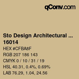 Código de color: Sto Design Architectural Colours - 16014 | qconv.com