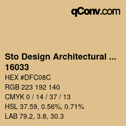 カラーコード: Sto Design Architectural Colours - 16033 | qconv.com