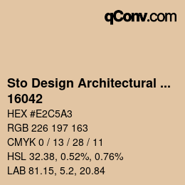 Farbcode: Sto Design Architectural Colours - 16042 | qconv.com