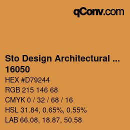 Código de color: Sto Design Architectural Colours - 16050 | qconv.com