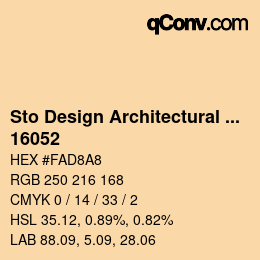 Código de color: Sto Design Architectural Colours - 16052 | qconv.com