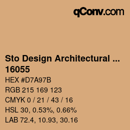 Código de color: Sto Design Architectural Colours - 16055 | qconv.com