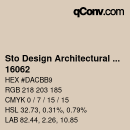 Farbcode: Sto Design Architectural Colours - 16062 | qconv.com