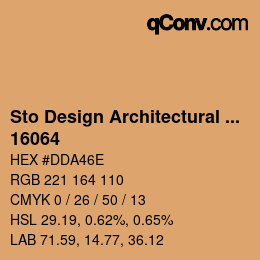 Code couleur: Sto Design Architectural Colours - 16064 | qconv.com