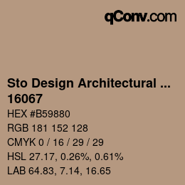 Código de color: Sto Design Architectural Colours - 16067 | qconv.com