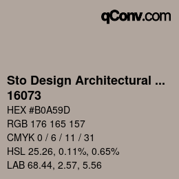 Farbcode: Sto Design Architectural Colours - 16073 | qconv.com