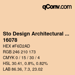 カラーコード: Sto Design Architectural Colours - 16078 | qconv.com