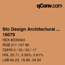 Farbcode: Sto Design Architectural Colours - 16079 | qconv.com