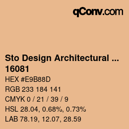 Farbcode: Sto Design Architectural Colours - 16081 | qconv.com