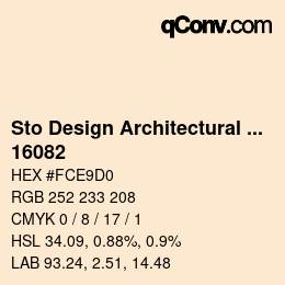 Farbcode: Sto Design Architectural Colours - 16082 | qconv.com