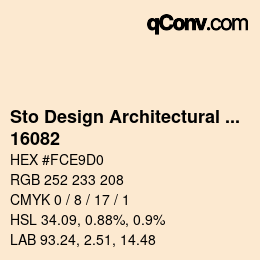 Código de color: Sto Design Architectural Colours - 16082 | qconv.com