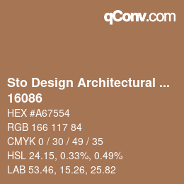 Código de color: Sto Design Architectural Colours - 16086 | qconv.com