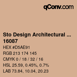 Code couleur: Sto Design Architectural Colours - 16087 | qconv.com