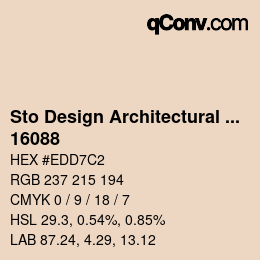 Farbcode: Sto Design Architectural Colours - 16088 | qconv.com