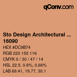 Código de color: Sto Design Architectural Colours - 16090 | qconv.com