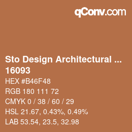 Código de color: Sto Design Architectural Colours - 16093 | qconv.com