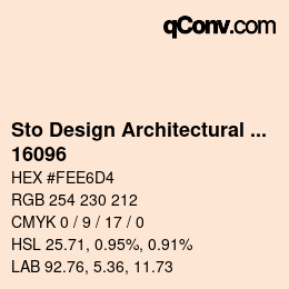 Farbcode: Sto Design Architectural Colours - 16096 | qconv.com