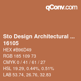 Farbcode: Sto Design Architectural Colours - 16105 | qconv.com