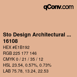 Code couleur: Sto Design Architectural Colours - 16108 | qconv.com