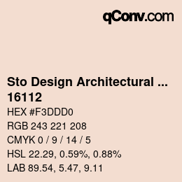 Farbcode: Sto Design Architectural Colours - 16112 | qconv.com