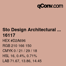 Código de color: Sto Design Architectural Colours - 16117 | qconv.com