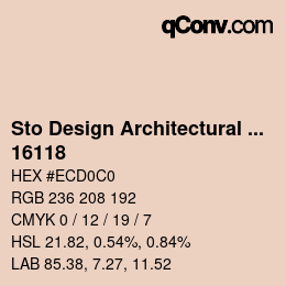 カラーコード: Sto Design Architectural Colours - 16118 | qconv.com