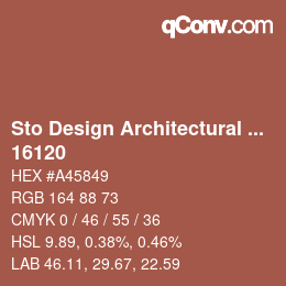 Farbcode: Sto Design Architectural Colours - 16120 | qconv.com