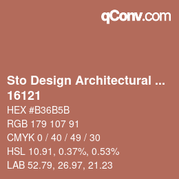 Farbcode: Sto Design Architectural Colours - 16121 | qconv.com