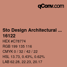 Farbcode: Sto Design Architectural Colours - 16122 | qconv.com