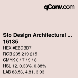 Código de color: Sto Design Architectural Colours - 16135 | qconv.com