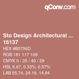 Farbcode: Sto Design Architectural Colours - 16137 | qconv.com