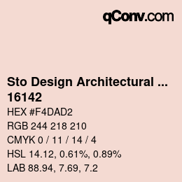 Código de color: Sto Design Architectural Colours - 16142 | qconv.com