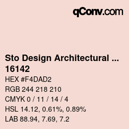 Code couleur: Sto Design Architectural Colours - 16142 | qconv.com