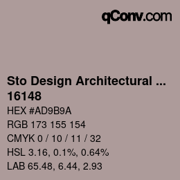 Color code: Sto Design Architectural Colours - 16148 | qconv.com