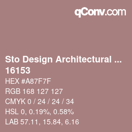 Farbcode: Sto Design Architectural Colours - 16153 | qconv.com