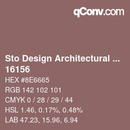 Farbcode: Sto Design Architectural Colours - 16156 | qconv.com