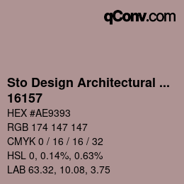 Farbcode: Sto Design Architectural Colours - 16157 | qconv.com