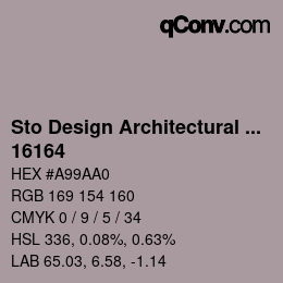 Code couleur: Sto Design Architectural Colours - 16164 | qconv.com
