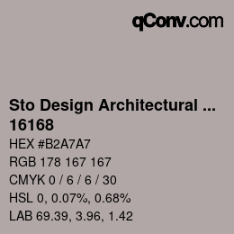 Código de color: Sto Design Architectural Colours - 16168 | qconv.com