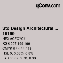Código de color: Sto Design Architectural Colours - 16169 | qconv.com