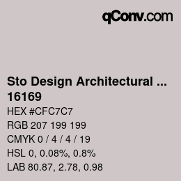 Code couleur: Sto Design Architectural Colours - 16169 | qconv.com