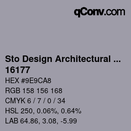 Farbcode: Sto Design Architectural Colours - 16177 | qconv.com