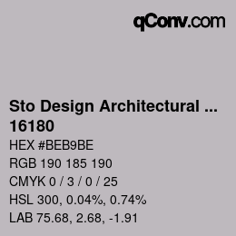 カラーコード: Sto Design Architectural Colours - 16180 | qconv.com